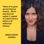 Keren Soffer Sharon, Mizrahi Resistance, Anti-Arab Racism, JFREJ, Jews for Racial and Economic Justice